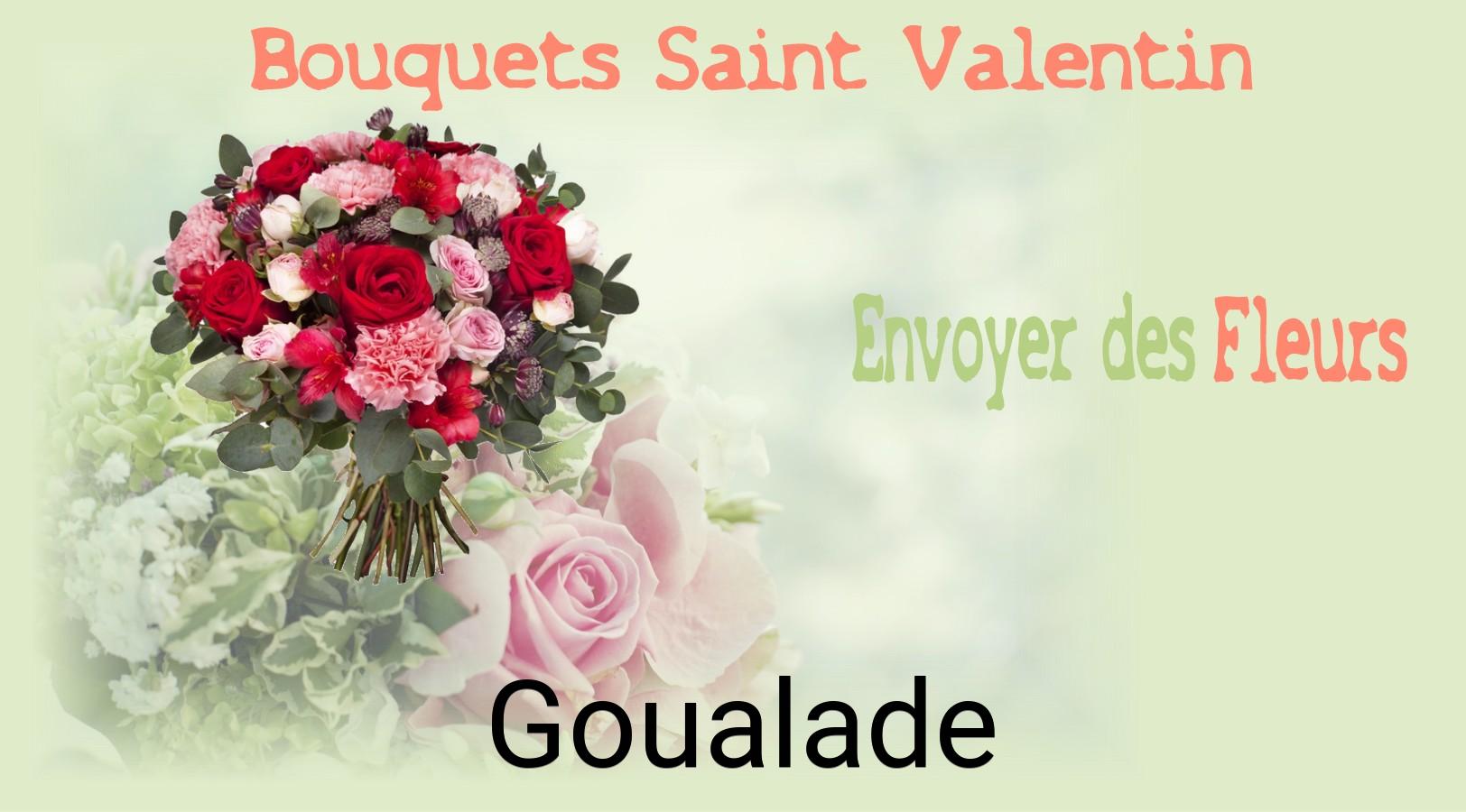 Roses de Saint-Valentin livrées à Goualade